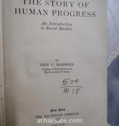 THE STORY OF HUMAN PROGRESS NEW YORK 1927 The macmillan company