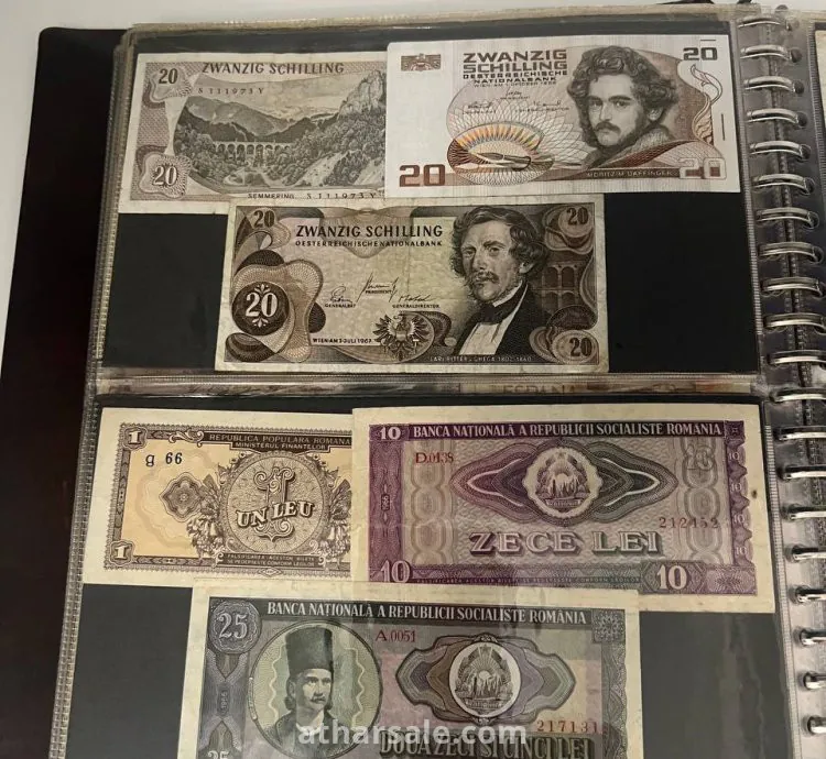 عملات نقدية ورقية قديمة