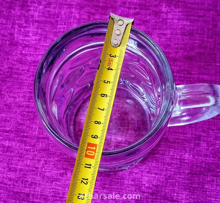 كأس انتيك من الزجاج النمساوي الاصلي المختوم سعة 1 لتر