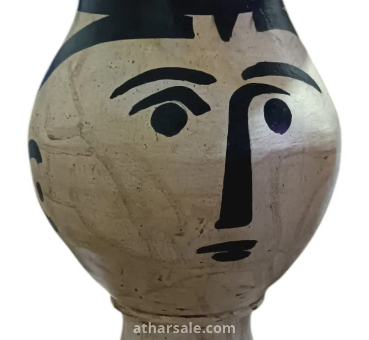 Chouette, Picasso, Pitcher, Design, 1950's, Ceramic, Black and white, Animal