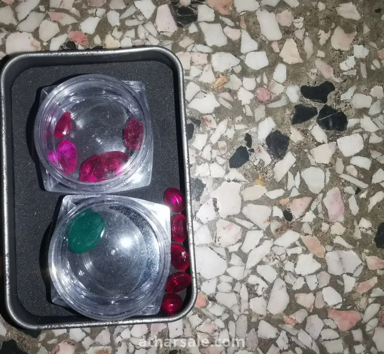 gemstones Emerald 7ct  Sapphire 2.5ct Ruby 2 / 2.5  /3.5 ct Low inclusions