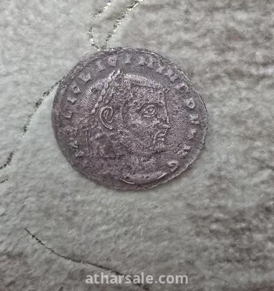 عملة رومانية قديمة امبراطور الاول ليسنيوس المعدن نحاس