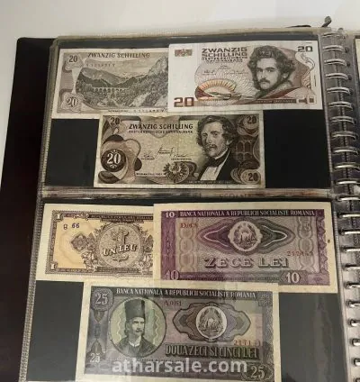 Old banknotes from all over the world