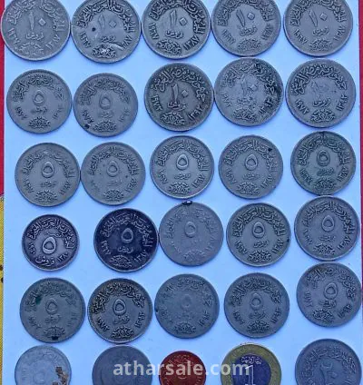 عملات قديمة جدا من عهد الملك فاروق 9