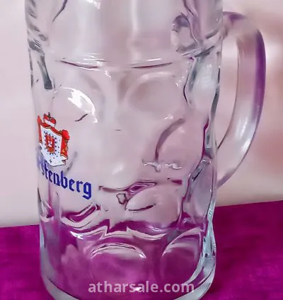 كأس انتيك من الزجاج النمساوي الاصلي المختوم سعة 1 لتر 10