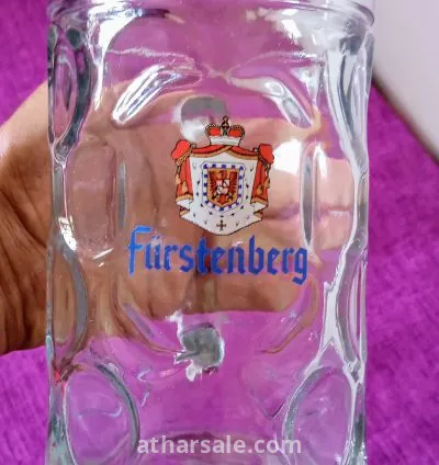 كأس انتيك من الزجاج النمساوي الاصلي المختوم سعة 1 لتر 6