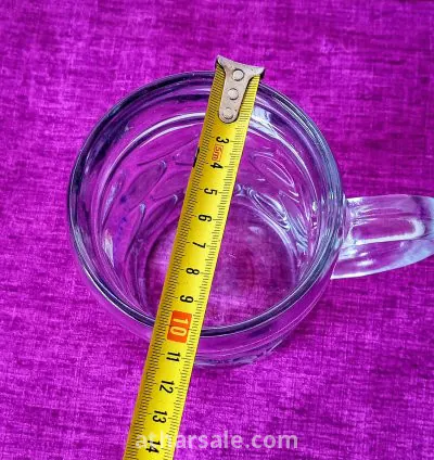 كأس انتيك من الزجاج النمساوي الاصلي المختوم سعة 1 لتر 4