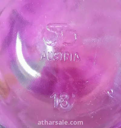 كأس انتيك من الزجاج النمساوي الاصلي المختوم سعة 1 لتر 3