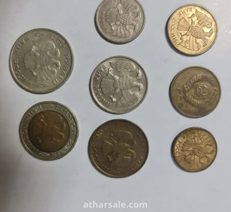 مجموعة كاملة من العملات الروسية القديمة