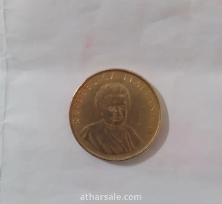 عملة معدنية ايطاليا 200   lire   1980