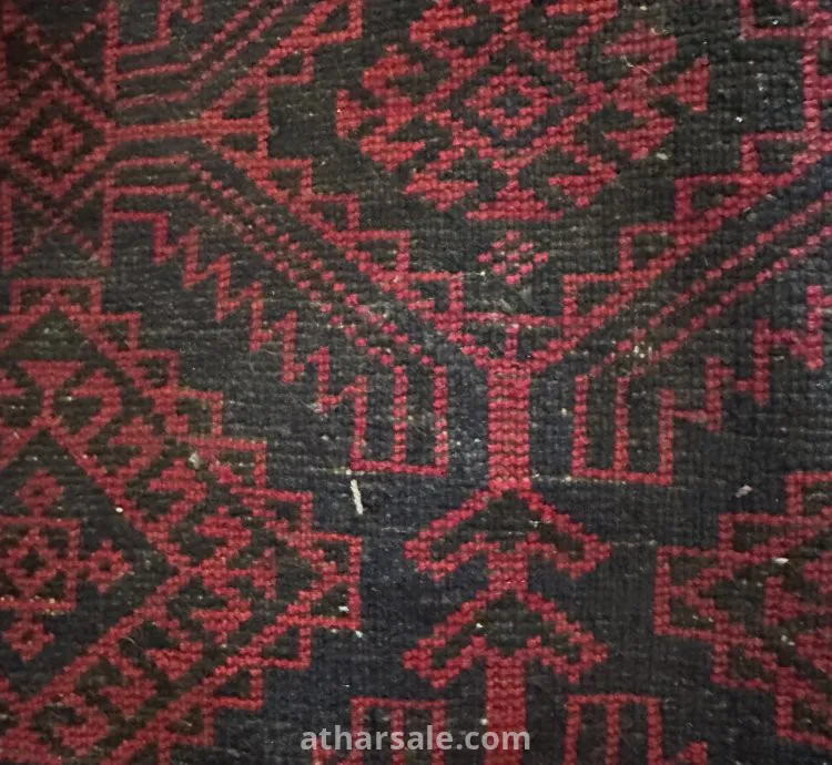 An old antique Roman-style rug (Zel carpet)