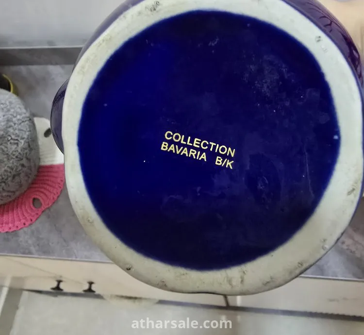 أبريق ألماني من البورسولين صنع بافاريا من الستيناإبريق الماني صنع بافاريا ت