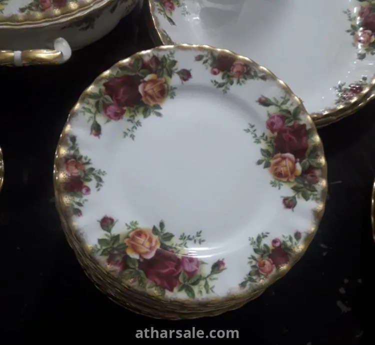 طقم صيني المالكي رويال البرت الأصلي