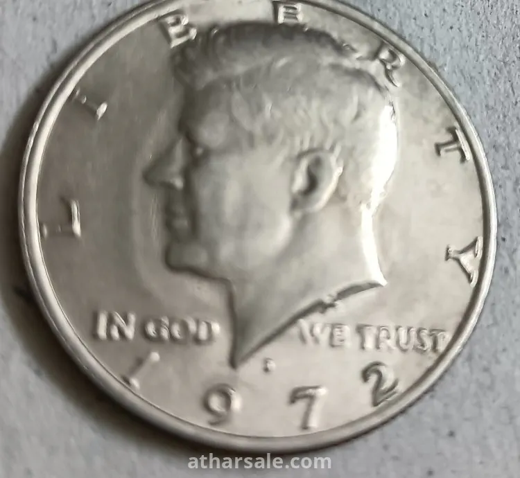 عملة امريكية - نصف دولار - اصدار 1972