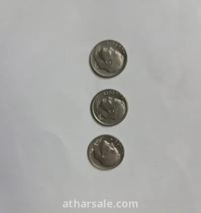 عملات أمريكية قديمة فئات مختلفة