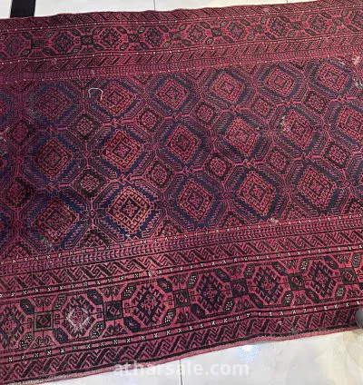 An old antique Roman-style rug (Zel carpet)