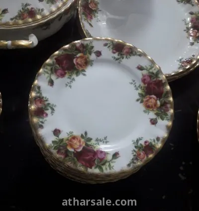 طقم صيني المالكي رويال البرت الأصلي 6