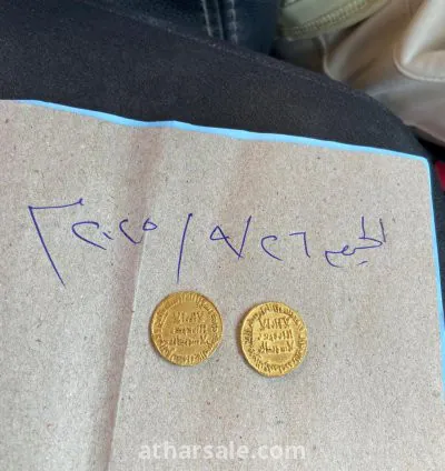 عمله ذهب من الاعصر الاموي نادره سنه١٠٠هجرى