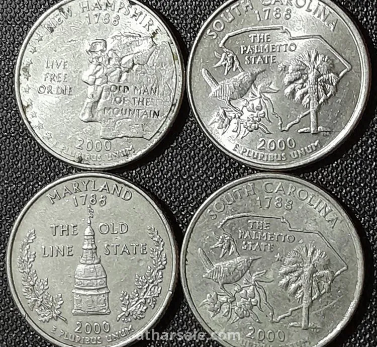 طقم عملات ربع دولار أمريكي تذكاري 2000