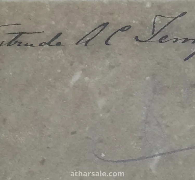 نوت موسيقية أصلية من القرن التاسع عشر