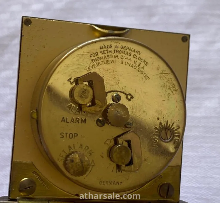 Seth Thomas Vintage Travel Alarm Clock – 7 Jewels (Made in Germany)