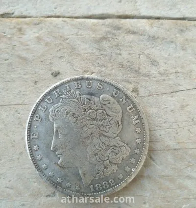 عملة قديمة نادرة من 1882م