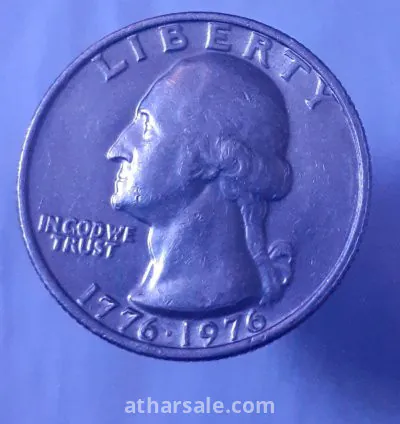 عملة فضة ذكرى استقلال الولايات المتحدة الاميركية