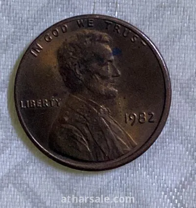 عملة سنت واحد أمريكي 1982 العدد العملات 6 7