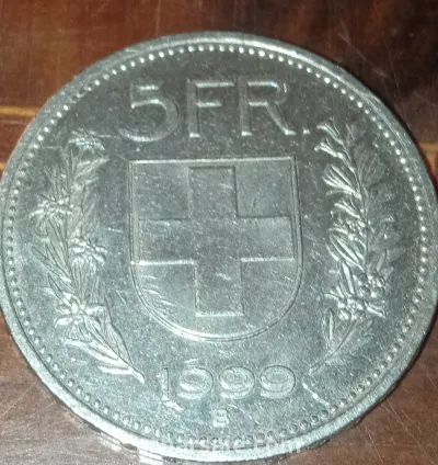 عملة سويسريا نادرة من التسعينات