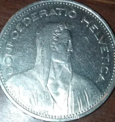 عملة سويسريا نادرة من التسعينات