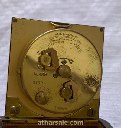 Seth Thomas Vintage Travel Alarm Clock – 7 Jewels (Made in Germany) 3
