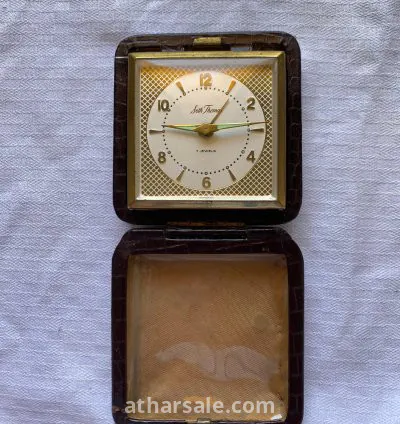 Seth Thomas Vintage Travel Alarm Clock – 7 Jewels (Made in Germany)