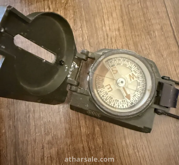Original U.S. Military Compass – Waltham Watch Co., Waltham, Mass. الوصف                                                    * يرجى كتابة وصف ودقيق للقطعة الواضحة بيعها مثل: وصفة القطعة تاريخ القطعة نموذج معلومات حول هذه المعلومات تساعد في عملية بيع أسرع  ملفإدراجتنسيقجدول        ص   صور مع الوصف                                                      الكلمات المفتاحية  (أضف كلمات مفتاحية ذات صلة بالقطعة ولكن عرضها في نتائج البحث)                                                     حفظ