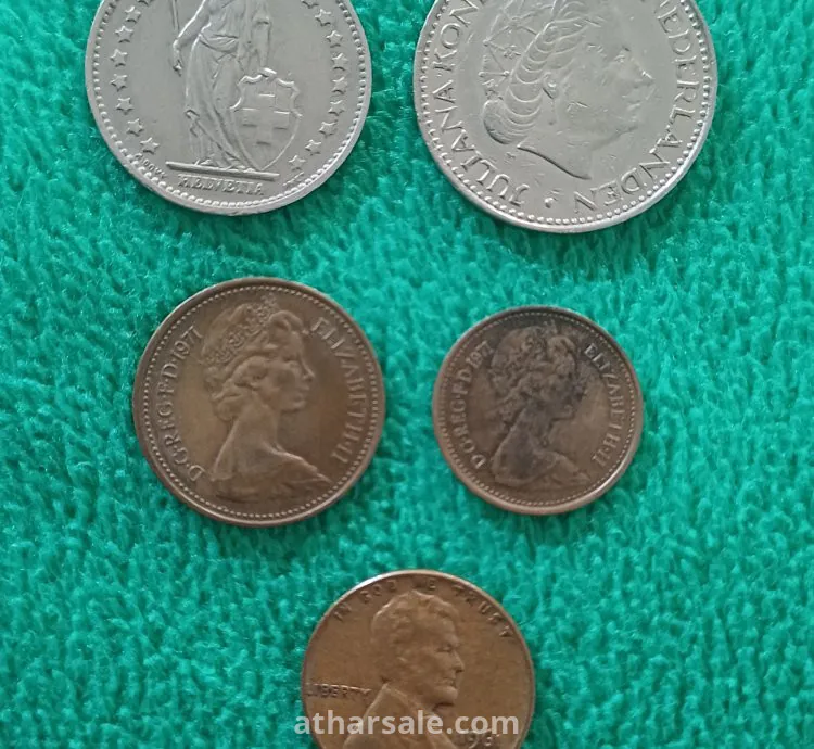 عملات نادرة بريطانية و هولندية و امريكية