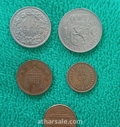 عملات نادرة بريطانية و هولندية و امريكية