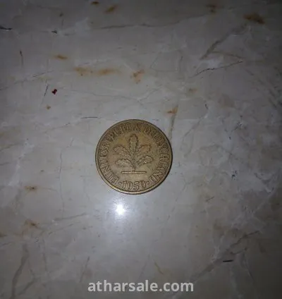 قطعة نقدية من فئة 10 بفنغ ألمانية.