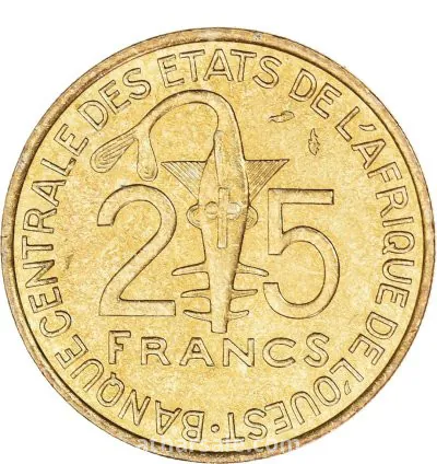 Bceao غرب أفريقيا 25 فرنك 1978