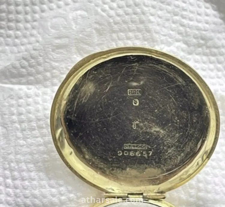 ساعة جيب قديمة ميكانيكية GALCO — تصميم كلاسيكي نادر بحالة ممتازة