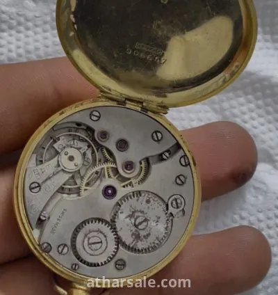ساعة جيب قديمة ميكانيكية GALCO — تصميم كلاسيكي نادر بحالة ممتازة
