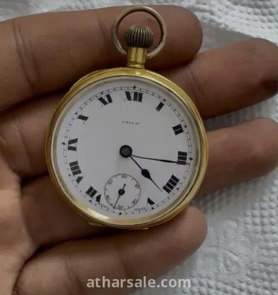 ساعة جيب قديمة ميكانيكية GALCO — تصميم كلاسيكي نادر بحالة ممتازة