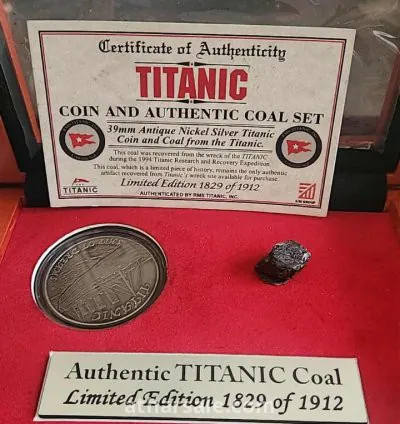 قطعة نادرة من سفينة التايتانيك