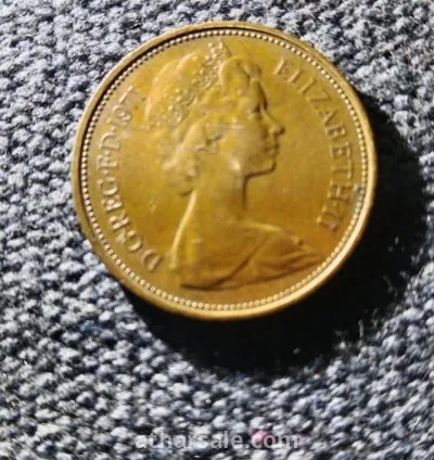 عملة  new pence 2 1971 Elizabeth