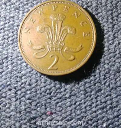 عملة  new pence 2 1971 Elizabeth