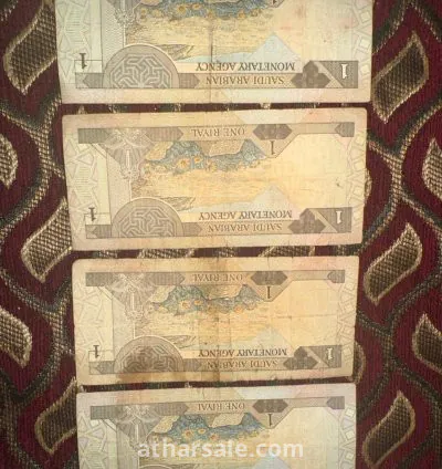 ٤ قطع ريال الملك فهد رحمة الله عليه