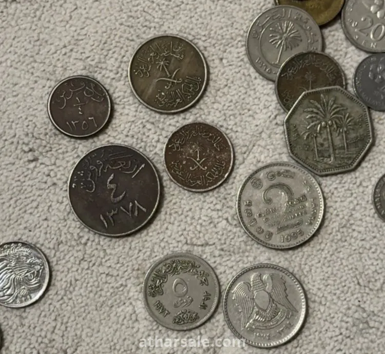 عملة الملوك عبدالعزيز وخالد وفيصل وسعود