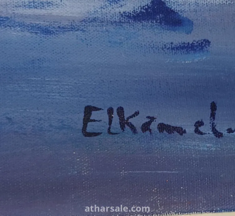 لوحة إصلية لفن التبوريدة المغربية