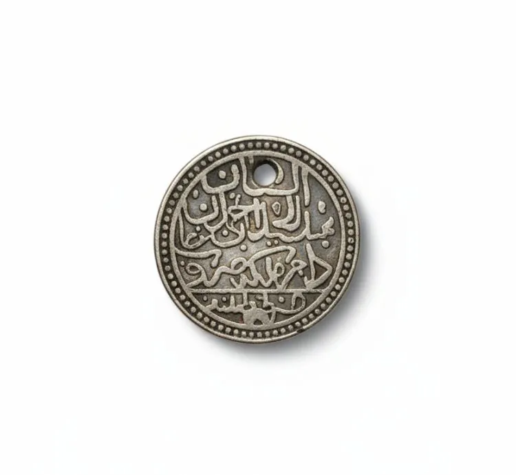 عملة فضه نادرة من العصر العباسي