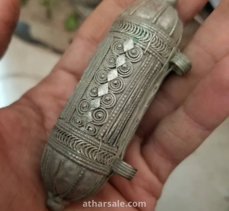 فضة يمنية قديمة تحفة نادرة تراثية