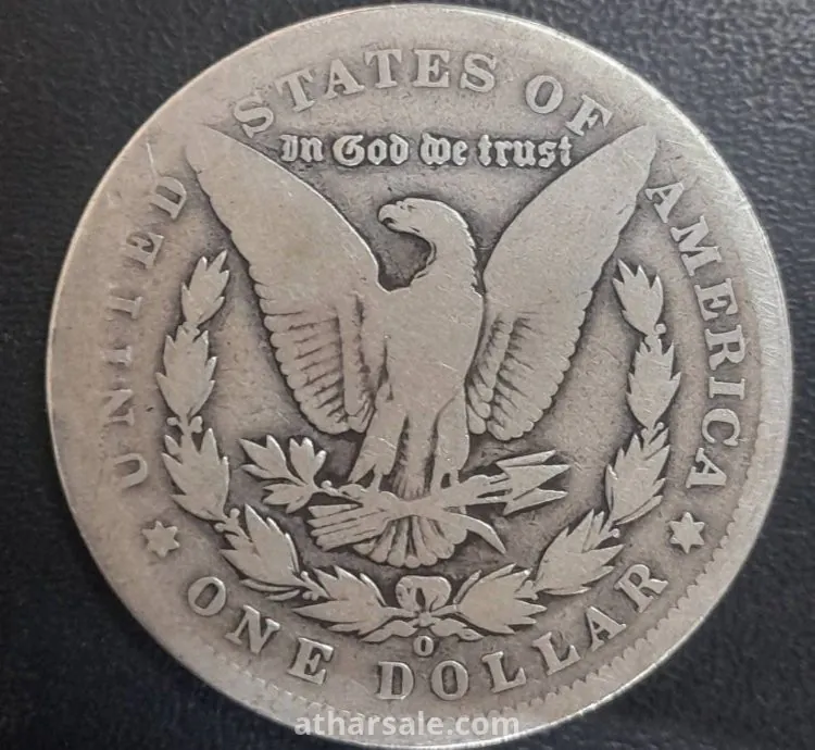 ٣ دولار امريكي مورجان فضة