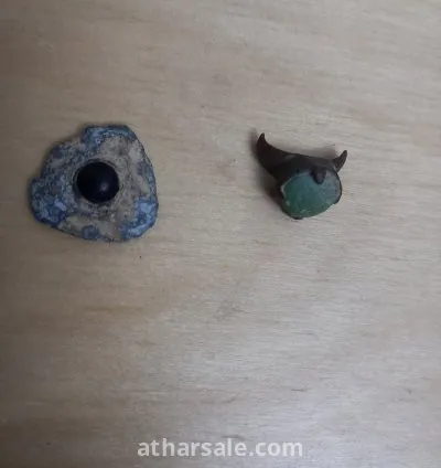 خواتم قديمه جدا مكسوره فيها احجار كريمه قديمه 6